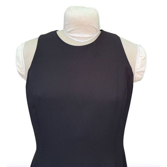 Jones New York Little Black Dress Sheath Cut In Shoulders Cocktail Party P14 - Picture 3 of 6